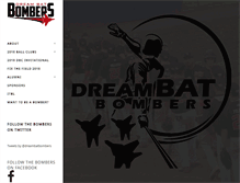 Tablet Screenshot of dreambatbombers.com